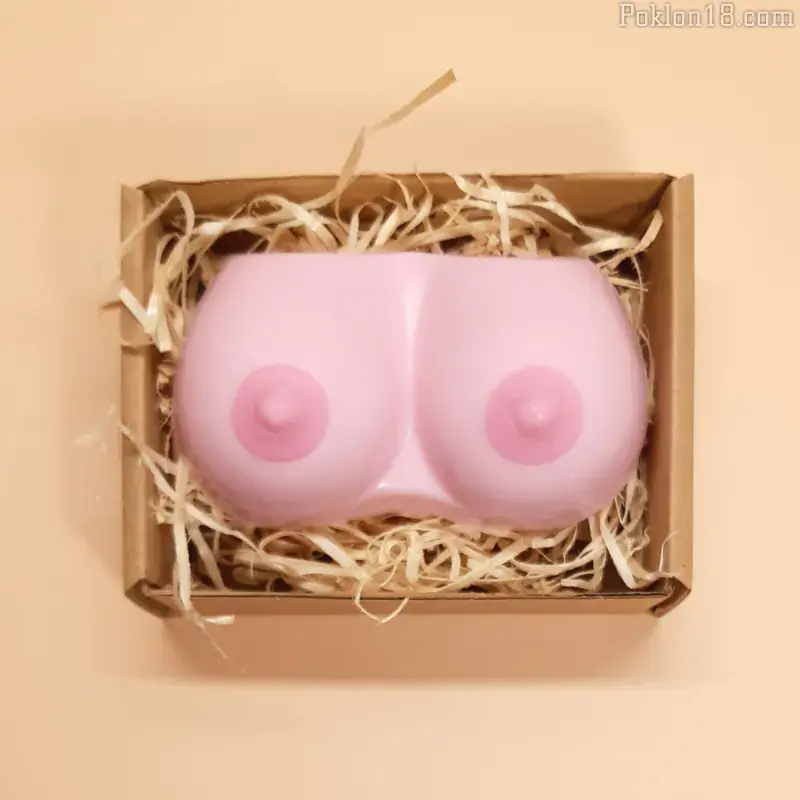 Grudi sapun. Roze