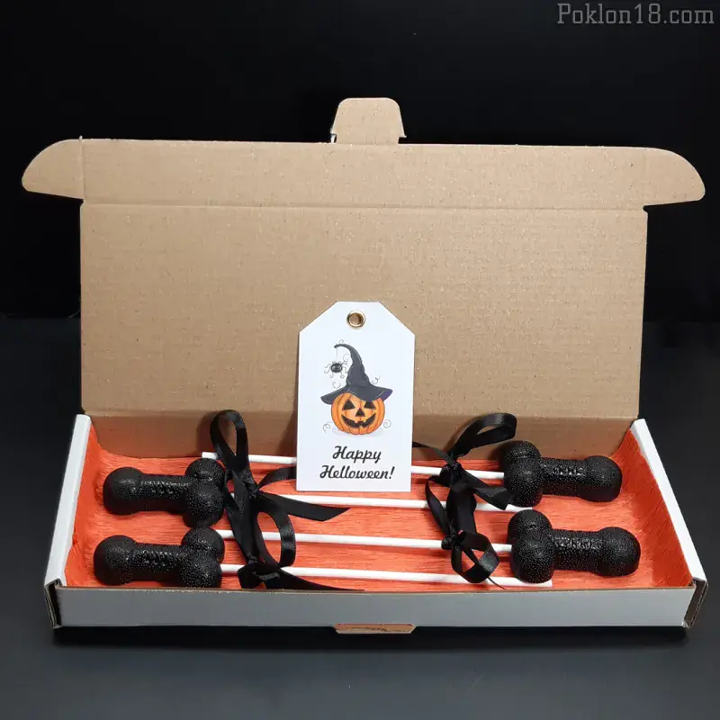 Četiri crna  mini penisa 