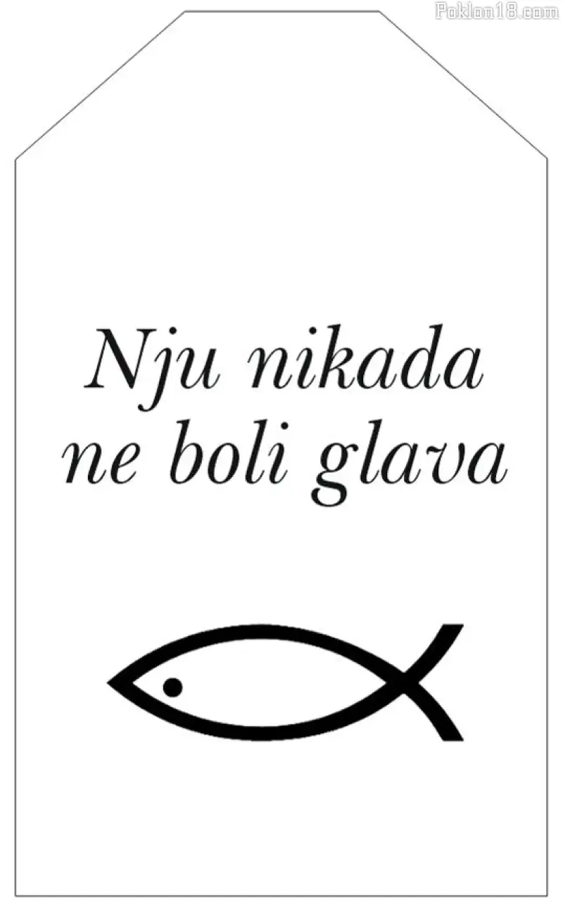 Saljiva porukica ne boli glava