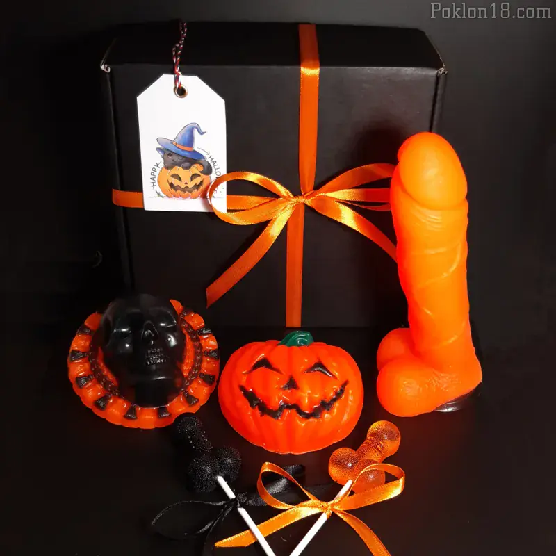 Narandzasti neon penis sa vakumskom čašicom