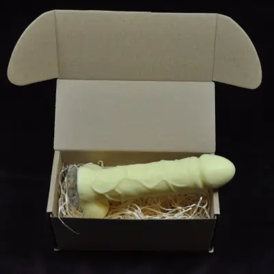Sapun «Penis» sa leplivim gumicom žuti